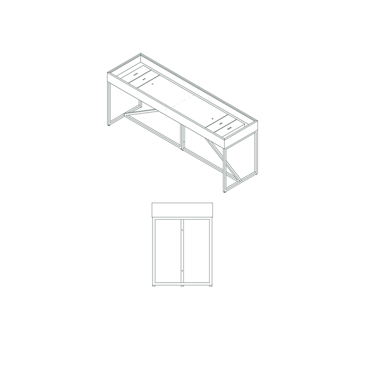 custom shuffleboard table drawings