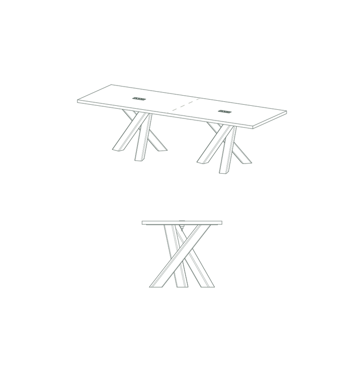 campfire conference table drawings