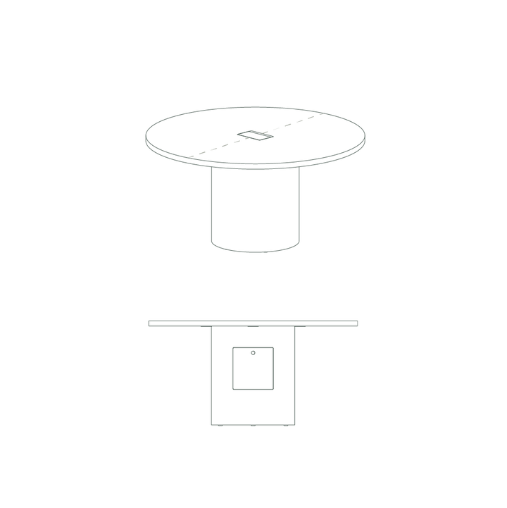 column round meeting drawings