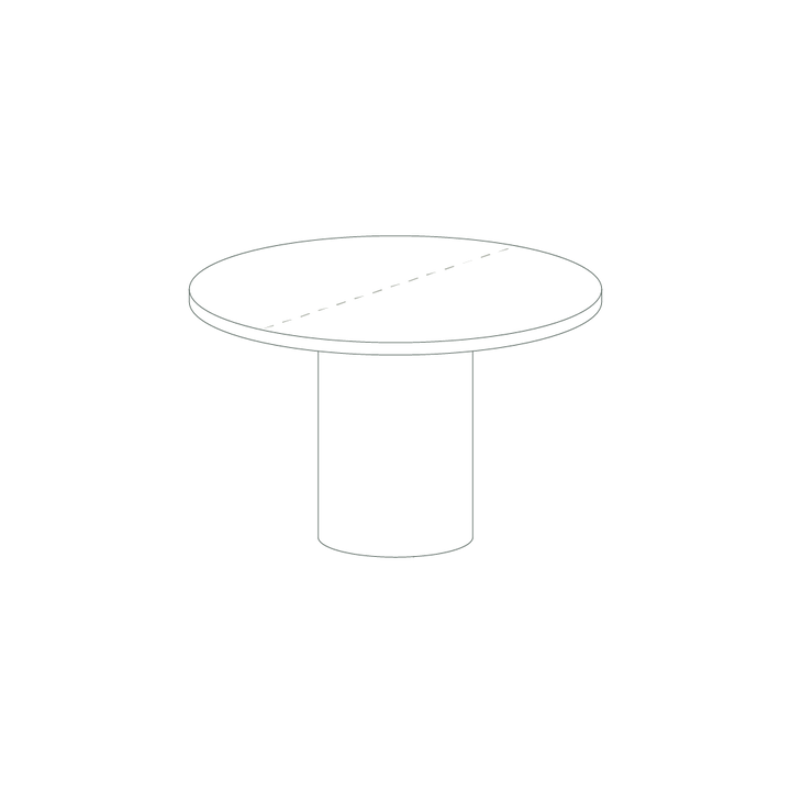 column round dining table drawings