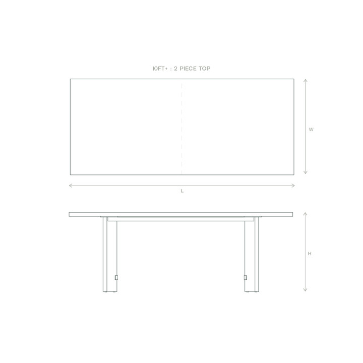 partition dining table