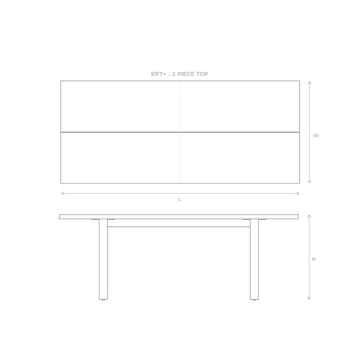 new rift dining table dimensions