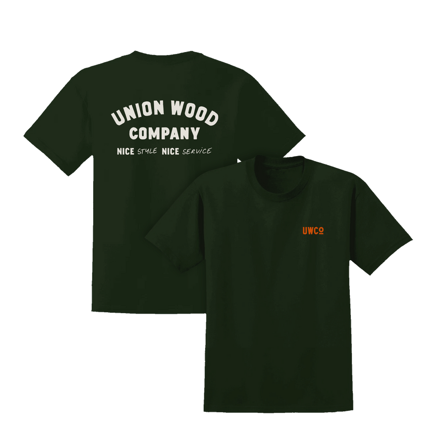 dark green t-shirt