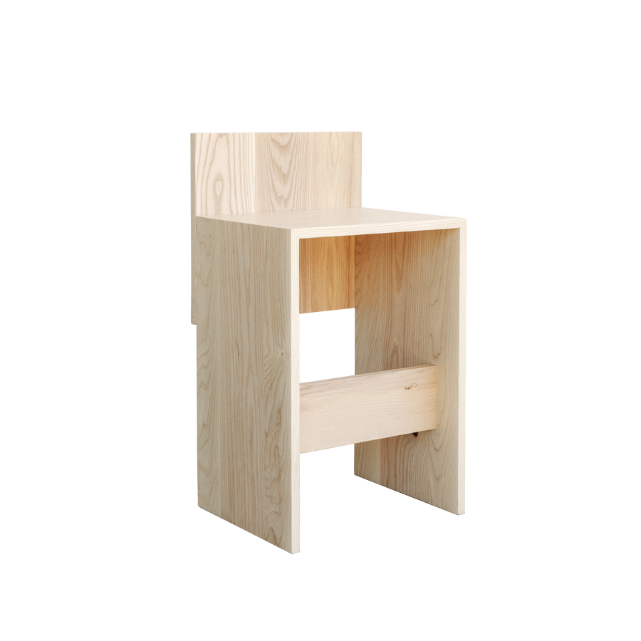 solid wood counter stool