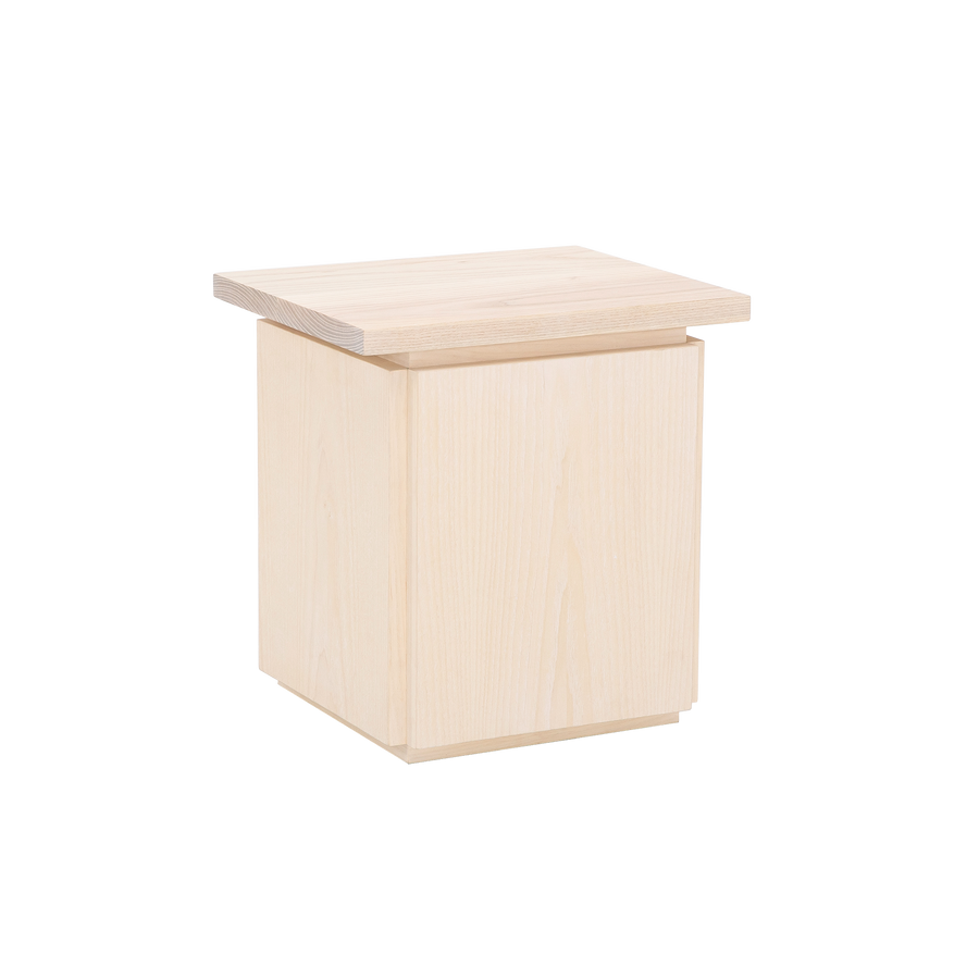 Minimalist Side Table | Wood Block Side Table Canada – Union Wood Co