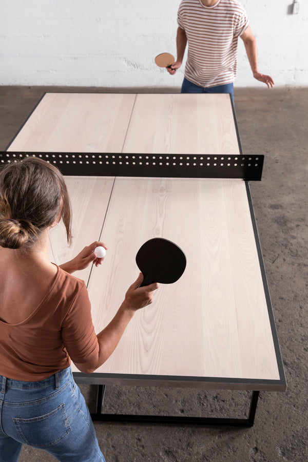 solid wood ping pong table
