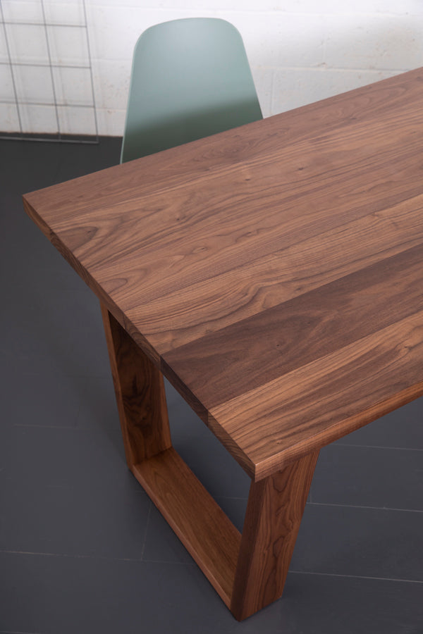modern handmade wood table