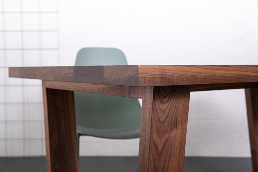 modern solid wood table 
