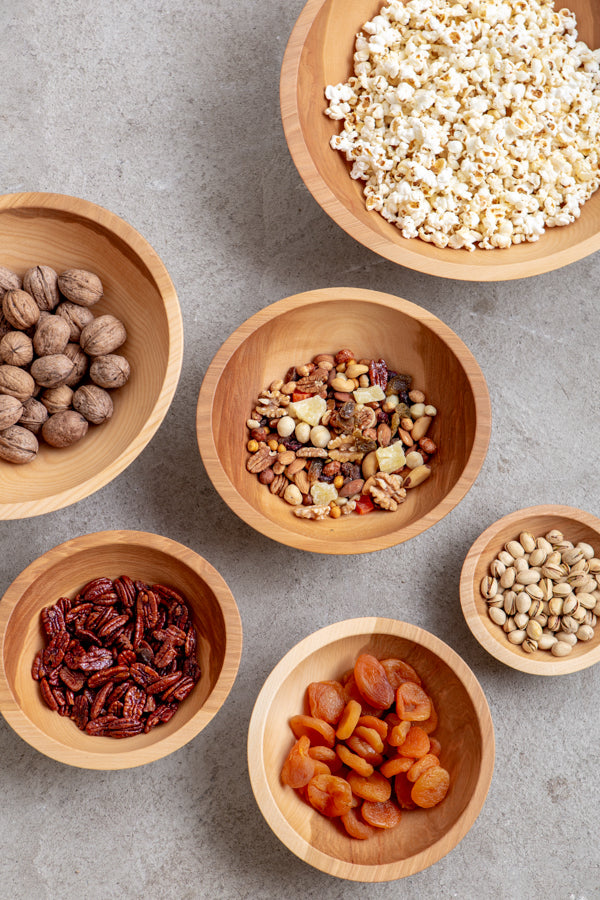 custom wood bowls for snacks