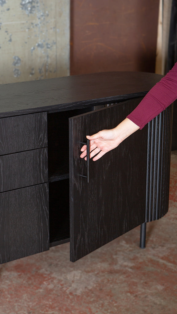 black sideboard 