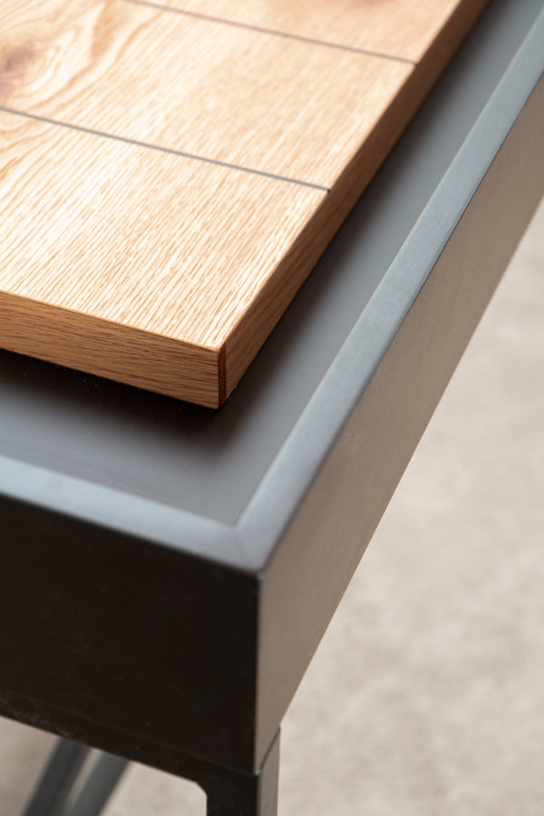 custom made shuffleboard table - wood surface