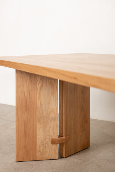 wooden dining table