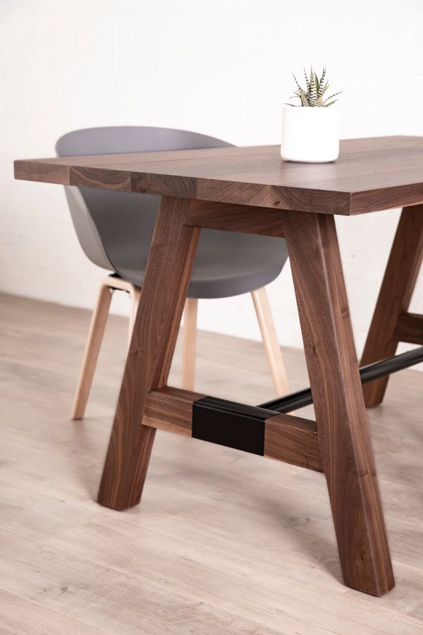 solid wood table frame