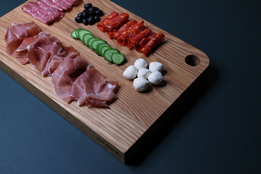 wooden board for food