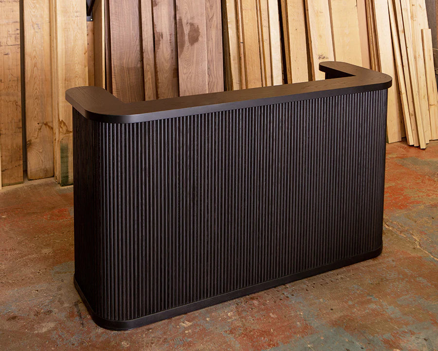 Reception Desk Canada Fluted Reception Desk In Wood Union Wood Co Reception desk canada fluted reception desk in wood union wood co