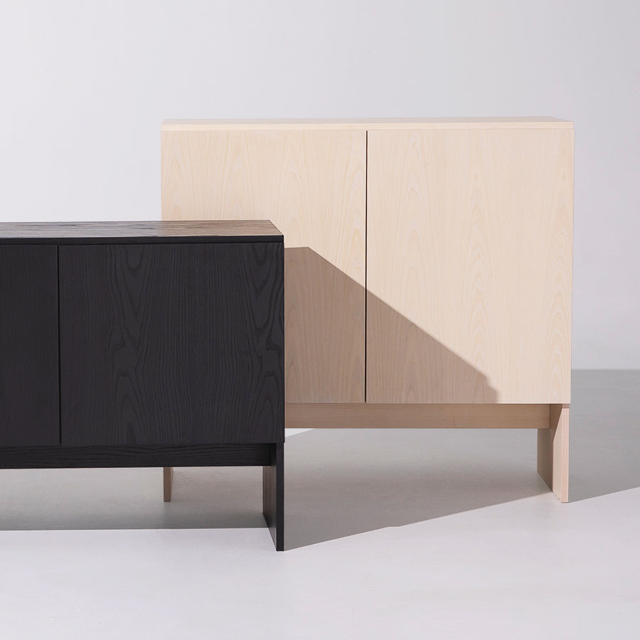 modern credenza and storage cabinet