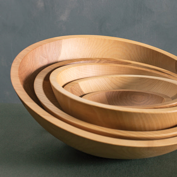 custom wood bowls in 6, 8, 10, 12 inch